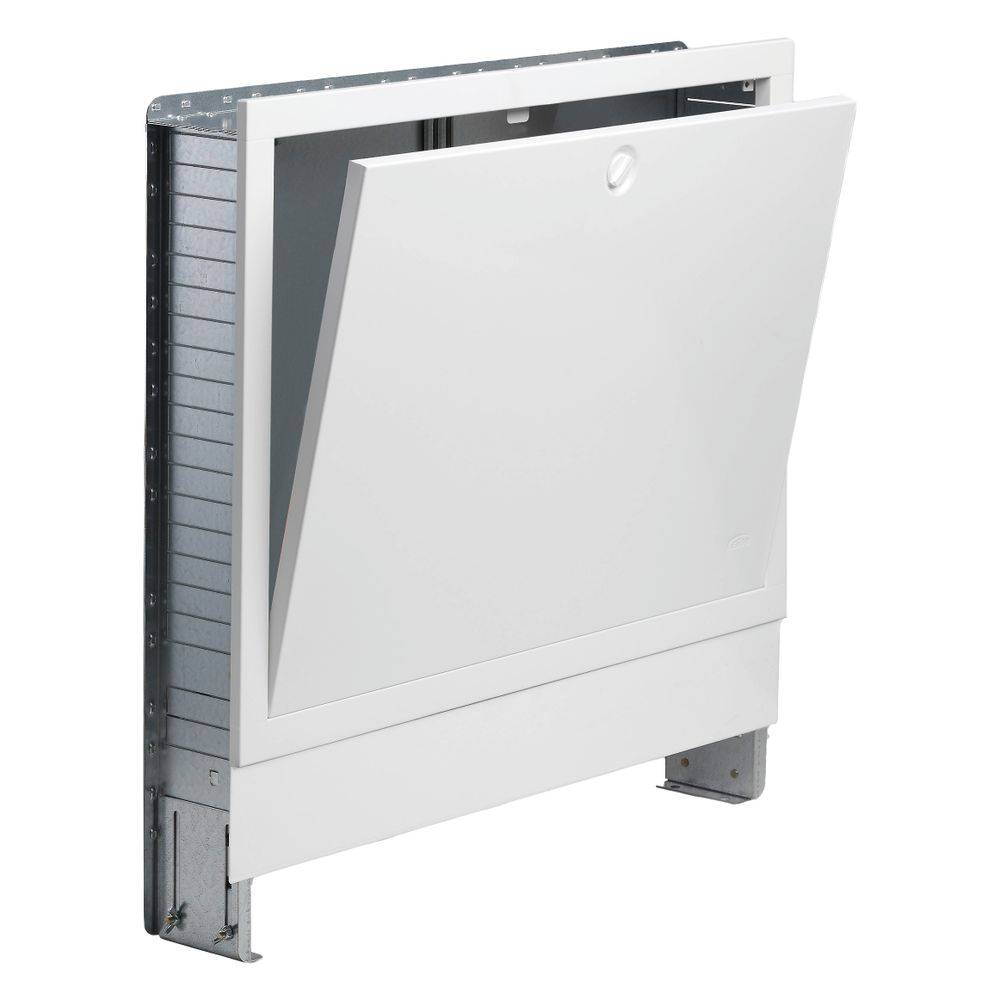 Kermi x-net Verteilerschrank US-L4 Unterputz, Breite 835mm, Tiefe 110-150mm, Höhe 710-780mm, Weiß RAL 9016