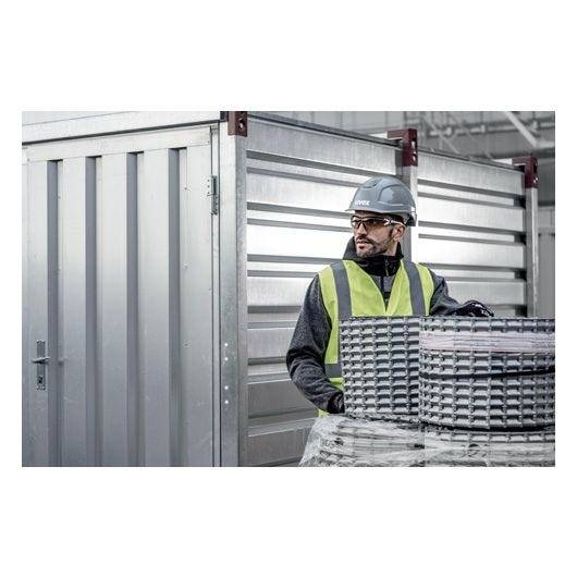 uvex Schutzhelm Pheos B-S-WR, EN 397, rot, Polyethylen, 394g, Kopfweite 52-61cm