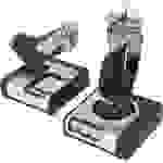 Saitek Logitech Gaming X52 Hotas Flight Control System PS28 Flugsimulator-Joystick USB PC Silber, S
