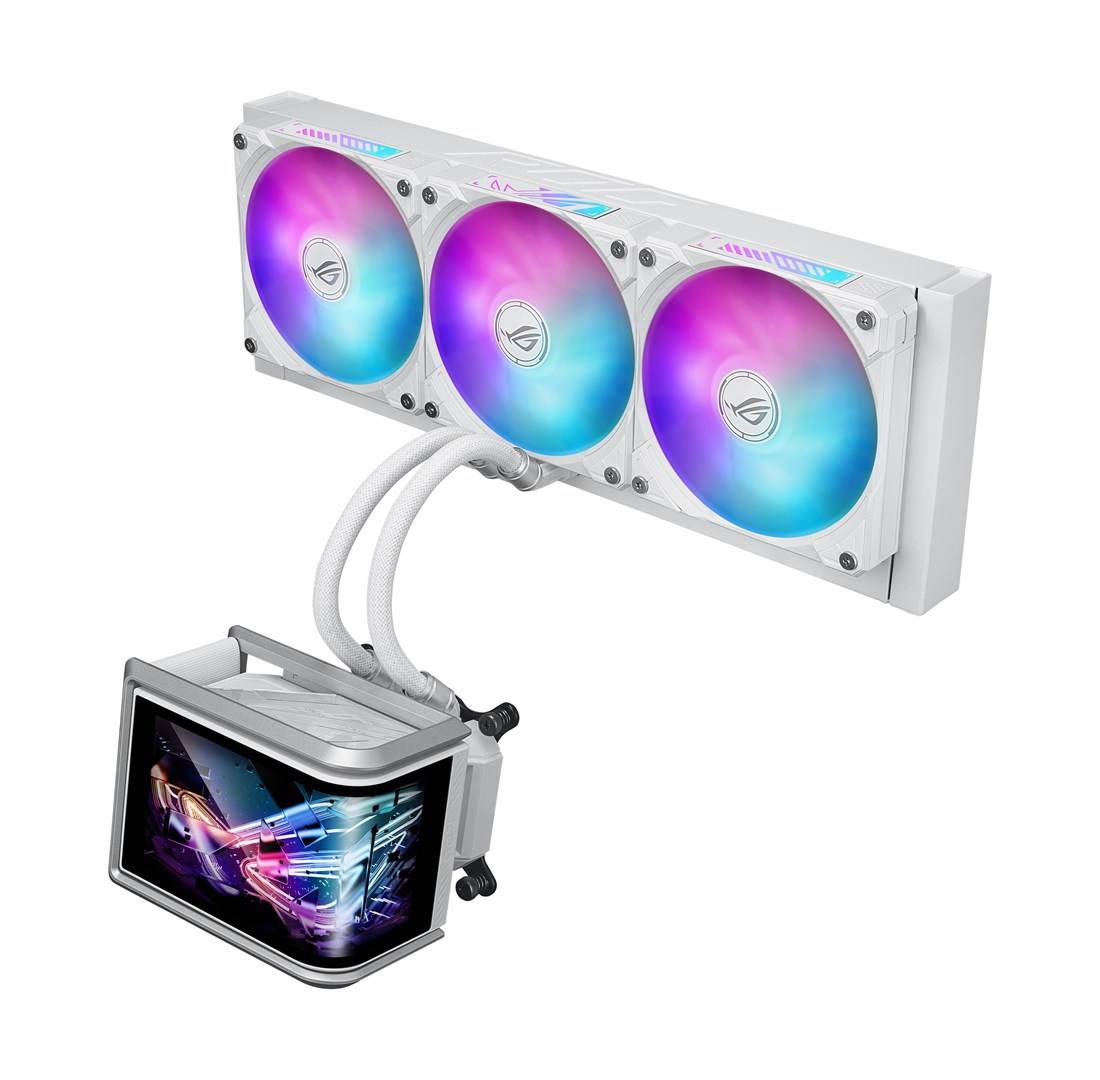 ROG RYUO IV SLC 360 ARGB WHT 6,67-Zoll-AMOLED-Display / 3D-Videos / 200mm-Schläuche / Daisy-Chain-Lüfter / Intel L... ->