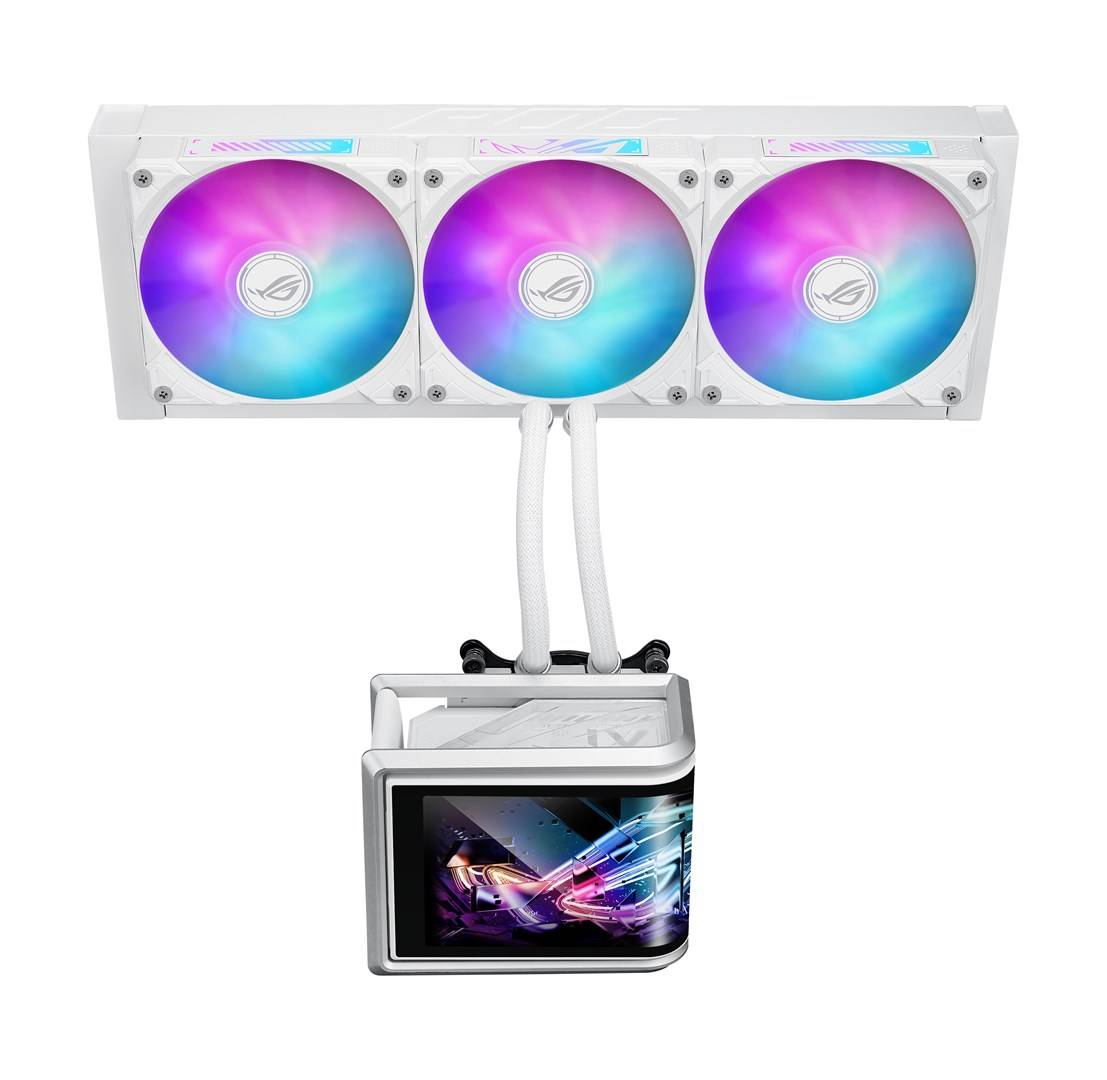 ROG RYUO IV SLC 360 ARGB WHT 6,67-Zoll-AMOLED-Display / 3D-Videos / 200mm-Schläuche / Daisy-Chain-Lüfter / Intel L... ->