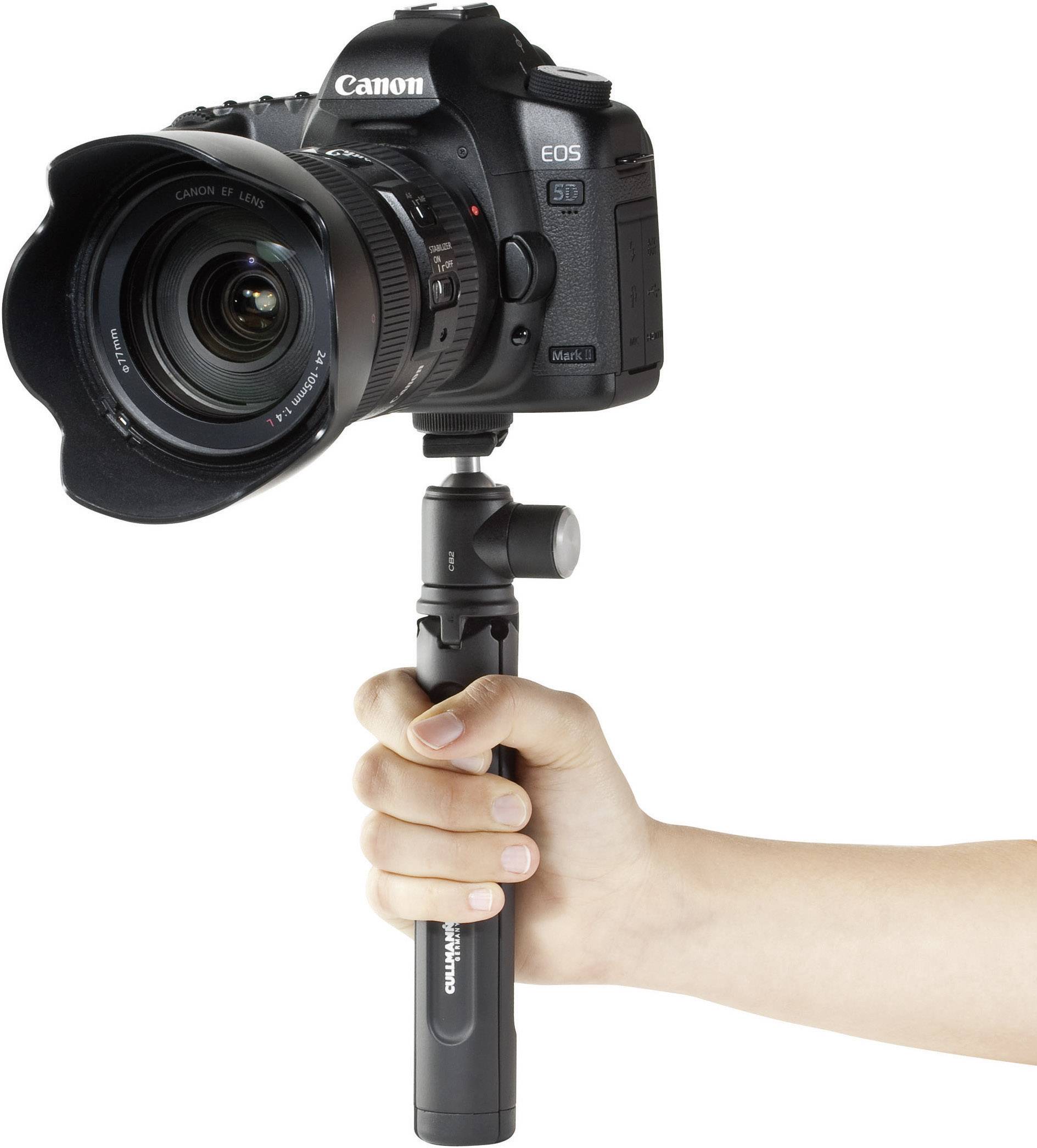 Cullmann COPTER Multistativ Dreibeinstativ 1/4 Zoll Arbeitshöhe=16cm Schwarz Kugelkopf