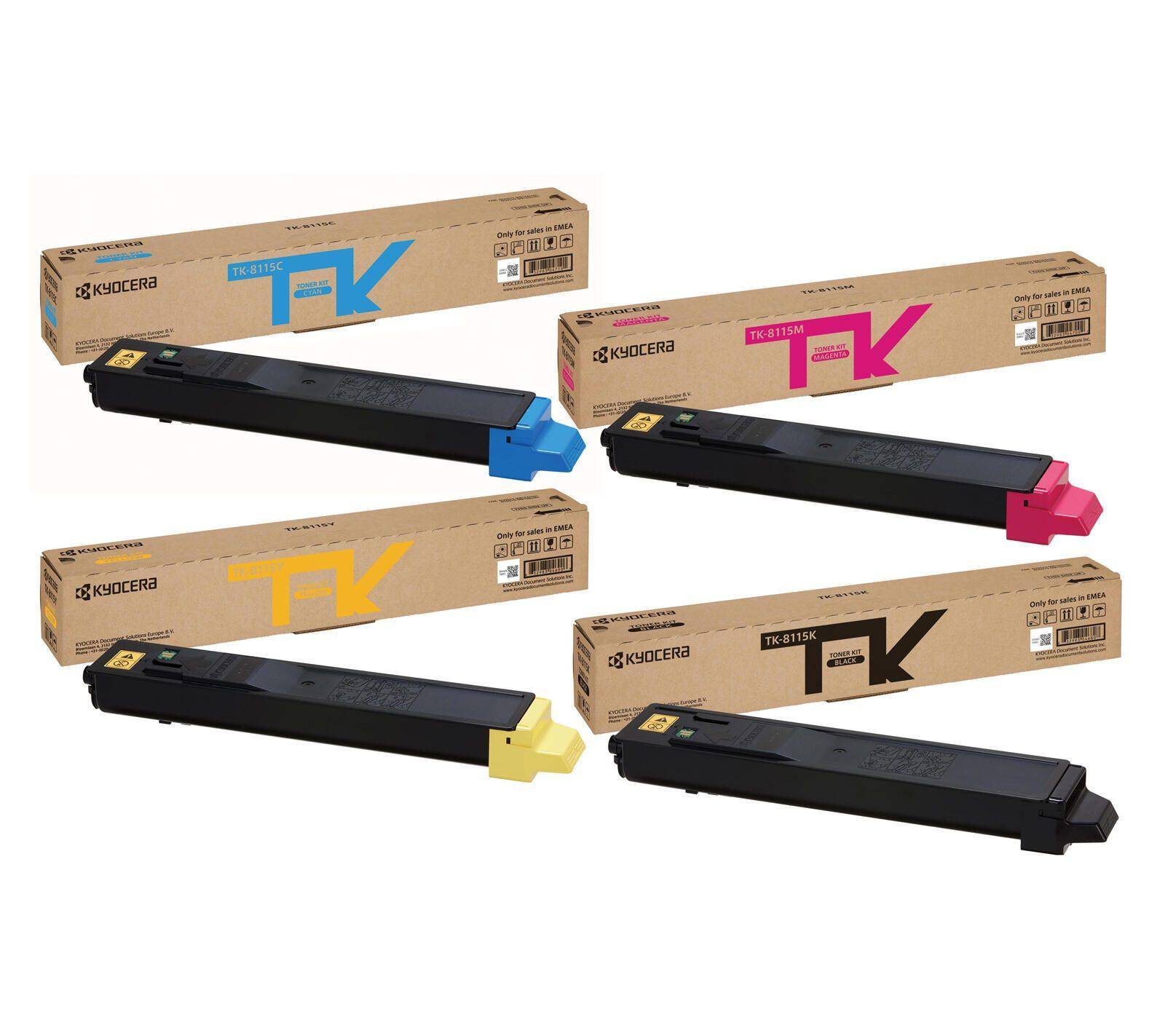 Kyocera Original TK-8115 Toner - 4er Multipack - Original - Tonereinheit