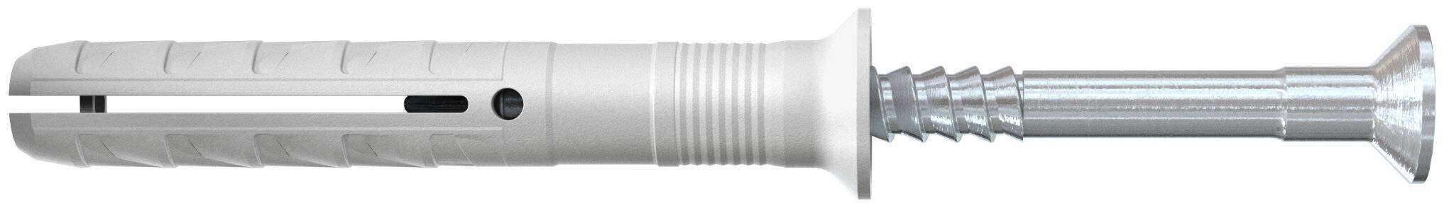 Fischer 100x Nageldübel N 5 x 40/15 S mit Nagelschraube - 50351