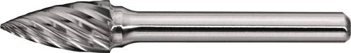 Frässtift SPG INOX D.6mm Kopf-L.16mm Schaft-D.6mm HM Verz.Normal,fein TECWERK