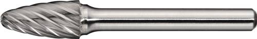 Frässtift RBF INOX D.10mm Kopf-L.20mm Schaft-D.6mm HM Verz.Normal,fein TECWERK