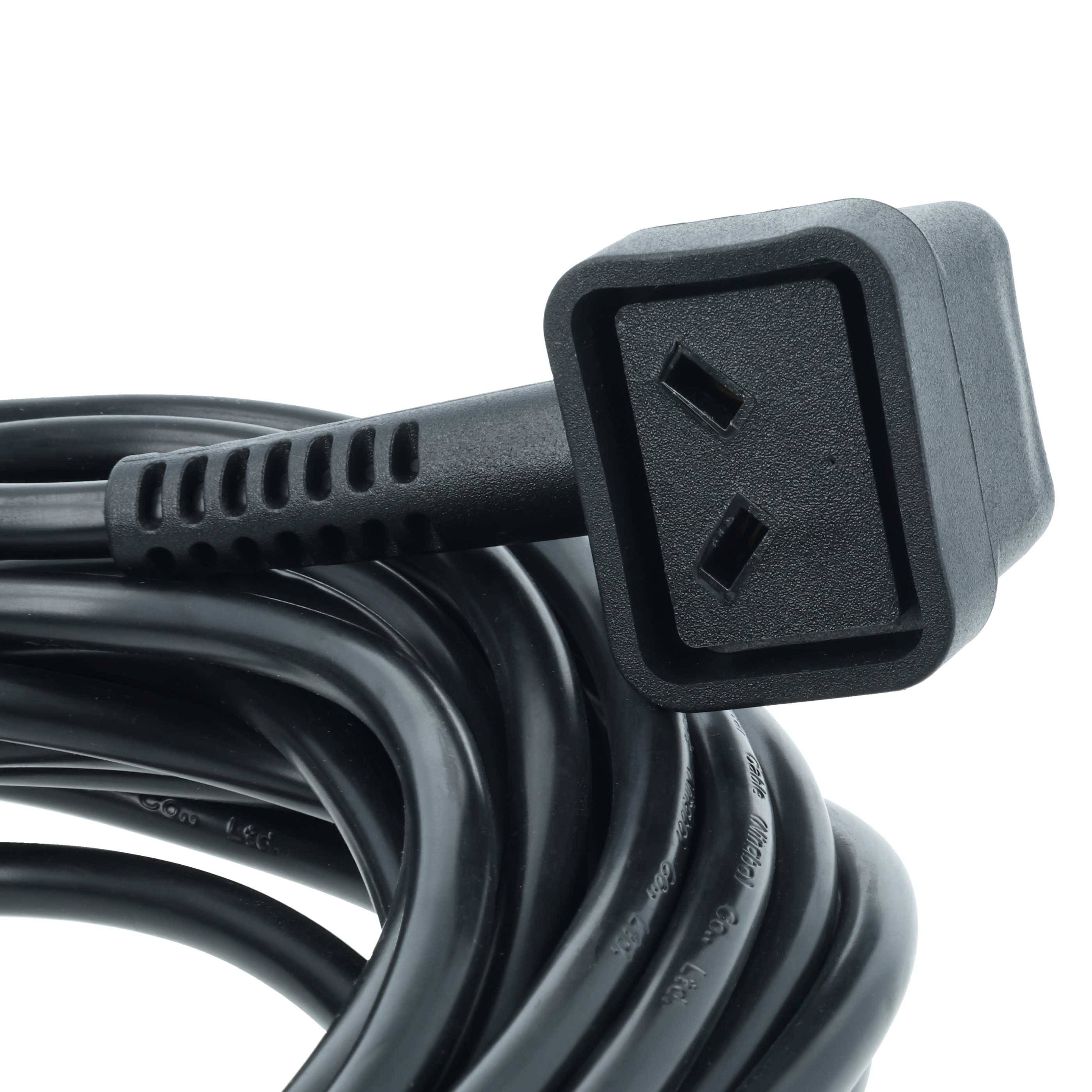 vhbw 5x Stromkabel kompatibel mit Numatic CTD 570, 900 Staubsauger - 10 m Kabel, Anschlusskabel