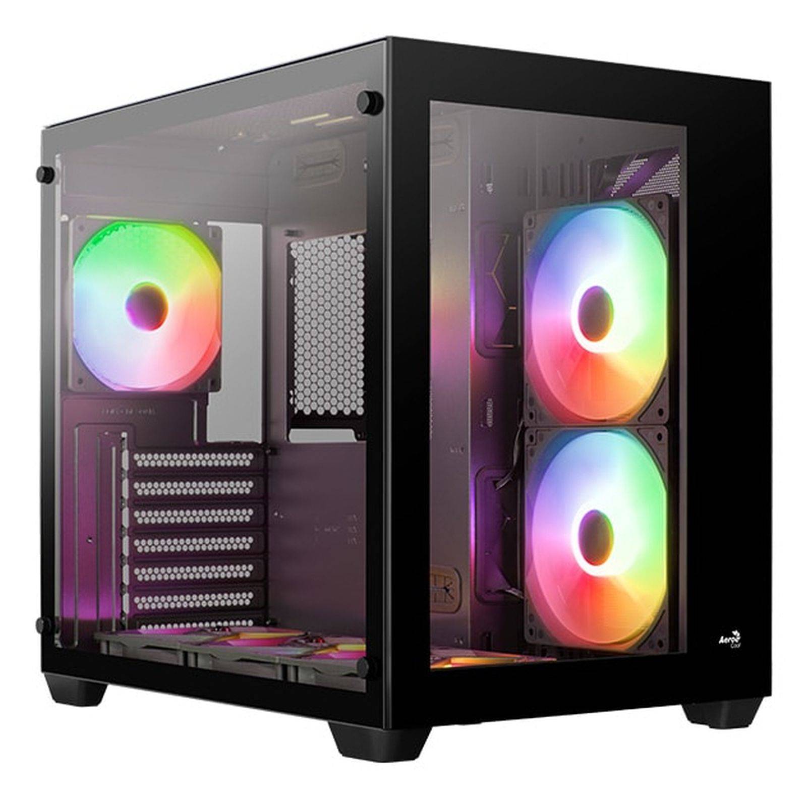 AEROCOOL ADVANCED TECHNOLOGIES Geh Midi Dryft MicroATX/ATX/MiniITX ARGB black - ATX - ATX - Micro/Mini/Flex-ATX
