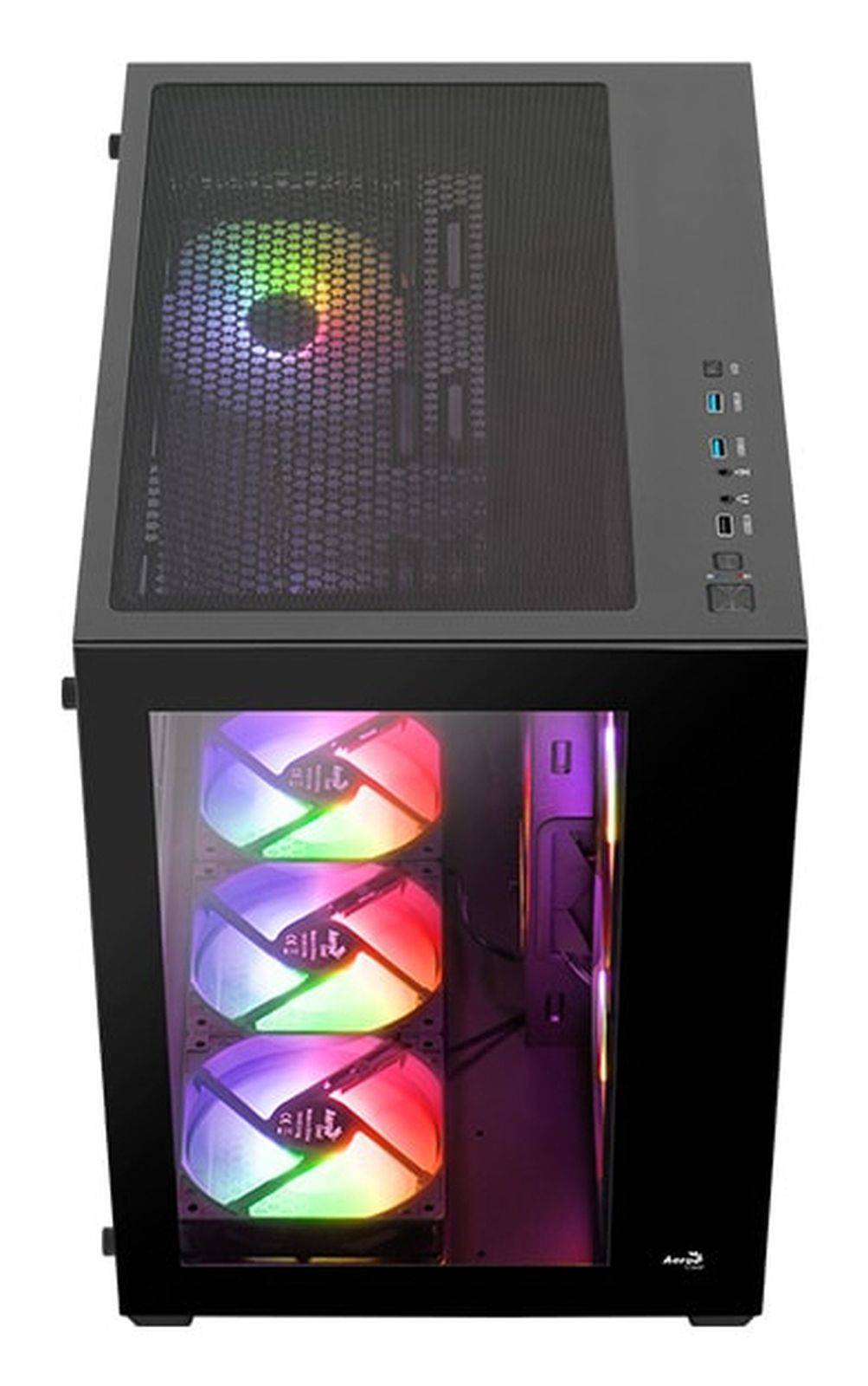 AEROCOOL ADVANCED TECHNOLOGIES Geh Midi Dryft MicroATX/ATX/MiniITX ARGB black - ATX - ATX - Micro/Mini/Flex-ATX