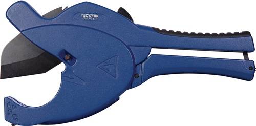 Kunststoffrohrschere 0-63mm PP/PE/PB/PVDF/MLP/MSR/VPE/CPVC/PVC TECWERK