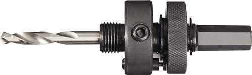 Aufnahmeschaft 6-KT 11,0mm m.Zentrierbohrer Lochsägen 32-152mm TECWERK