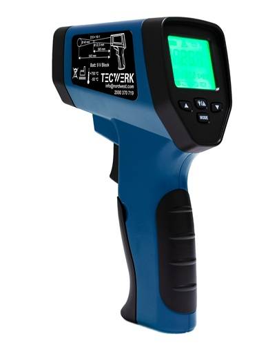 Infrarotthermometer -50 b.ca.750GradC ±2GradC TECWERK