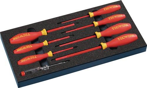 Werkzeugmodul 8-tlg.1/3-Modul Schlitz 2,5-6,5/PH 1,2 TECWERK