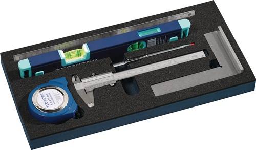 Werkzeugmodul 6-tlg.1/3-Modul Messwerkzeugsatz TECWERK