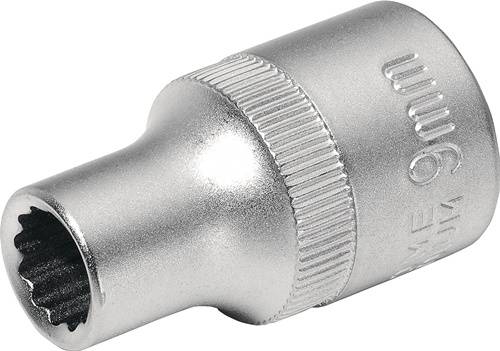 Steckschlüsseleinsatz 1/2 Zoll 12-kant SW 16mm L.40mm TECWERK