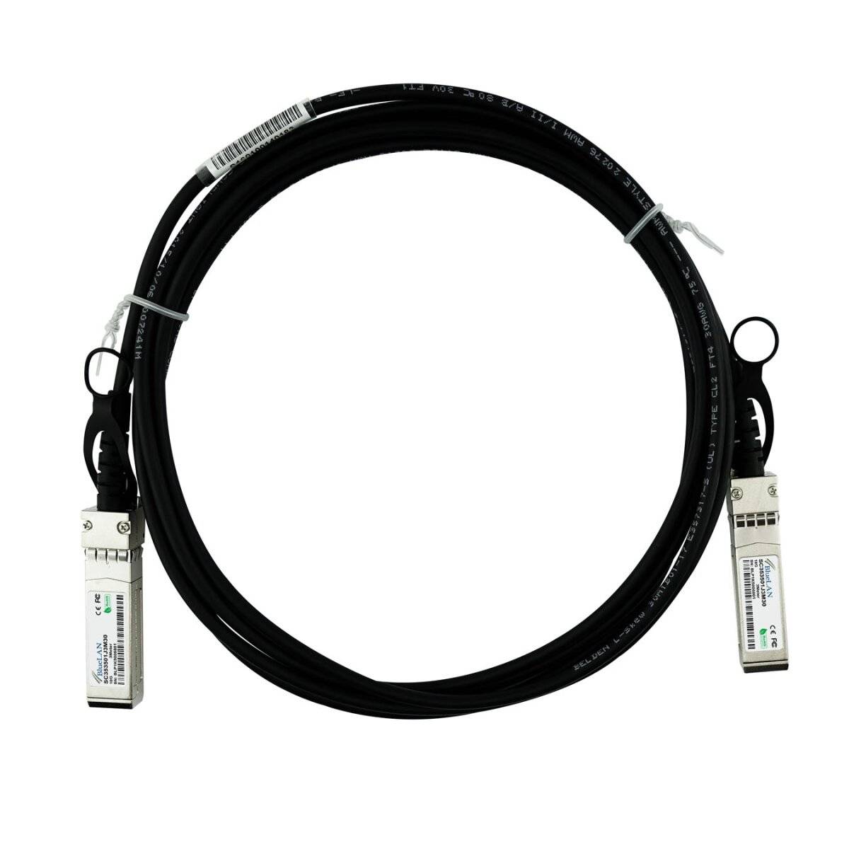 BlueOptics 10GBASE-CR passives SFP+ auf SFP+ Direct Attach Kabel, 2 Meter