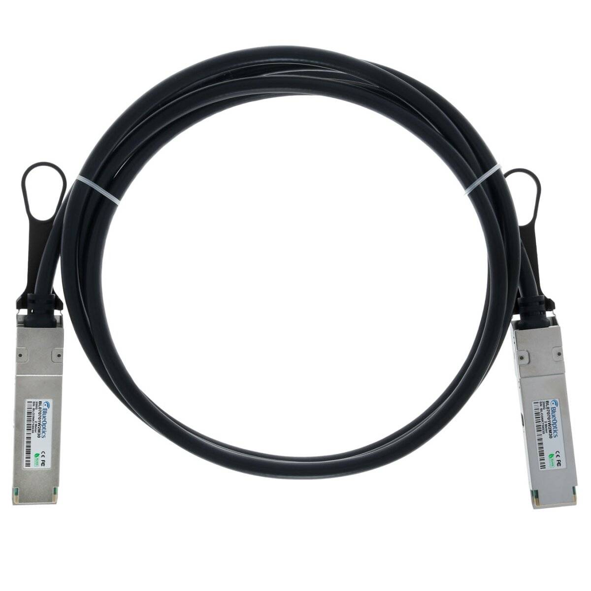 BlueOptics Alcatel-Lucent QSFP-200G-C50CM QSFP56 Direct Attach Kabel, 200Gb/s,30AWG, 0.5 Meter