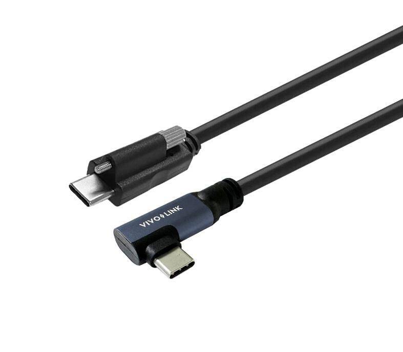 USB-C to Cable Angled with lock screw Minicoax - Kabel - Digital/Daten