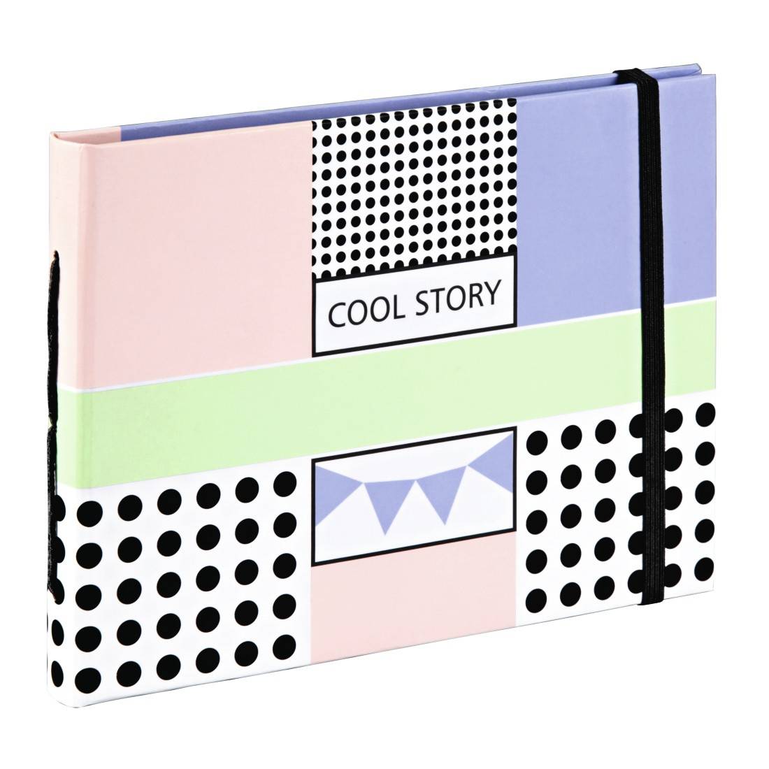 hama 00002398 Buch-Album "Cool Story", 18x13 cm, 20 braune Seiten