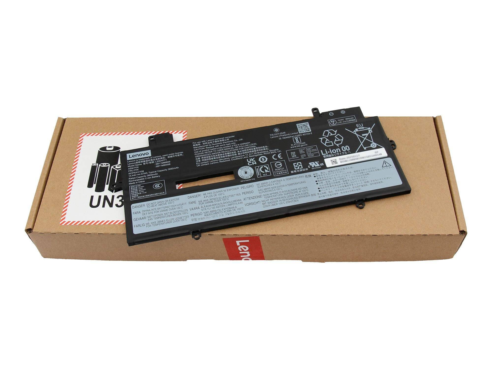 Lenovo Akku 57Wh Original 3.695 mAh 15,44 V