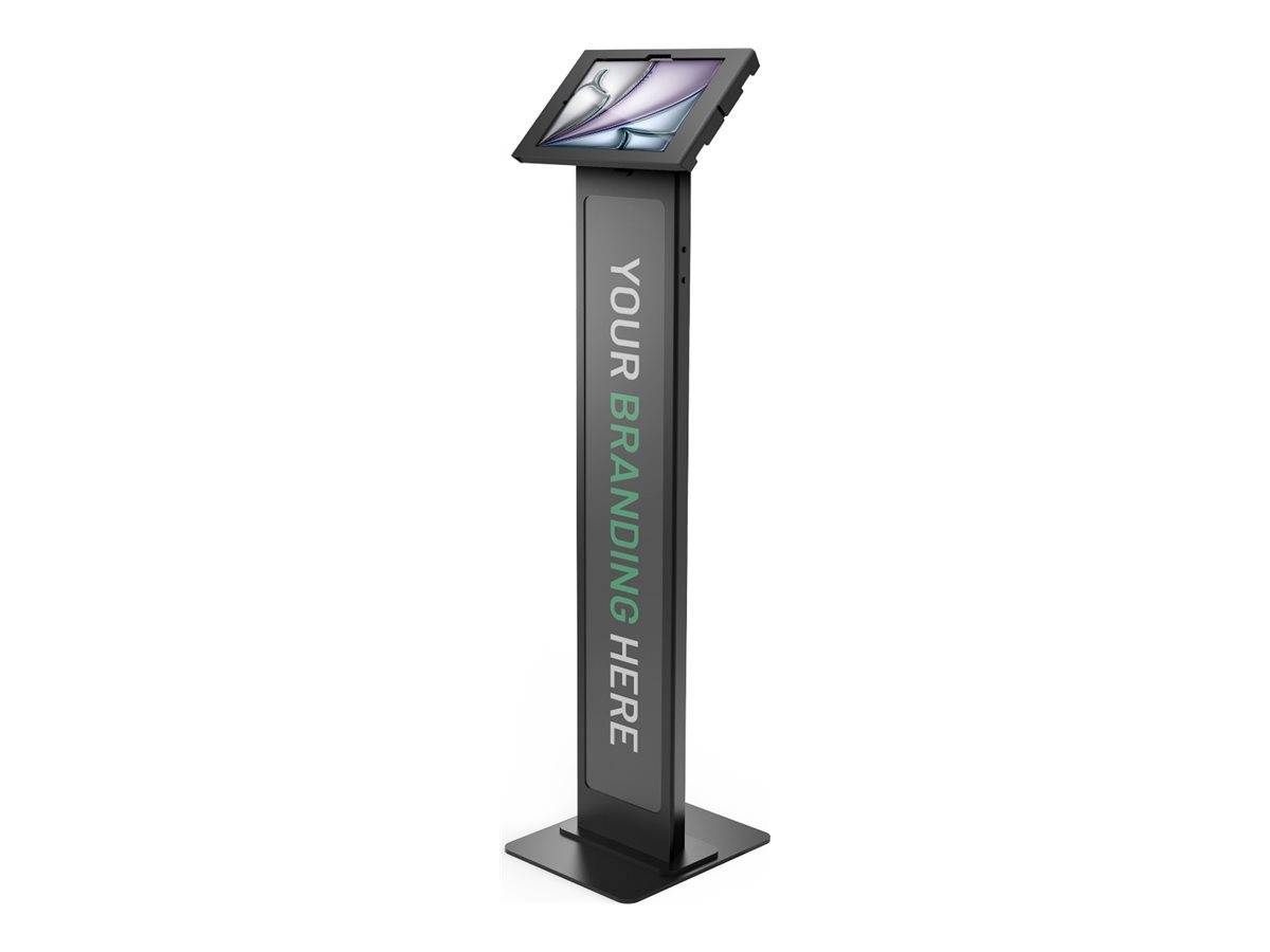 Compulocks iPad Air M2 & M3 11", Apex Enclosure Brandable Floor Stand - Black - Gehäuse - für Tablett - Branding-fähig -