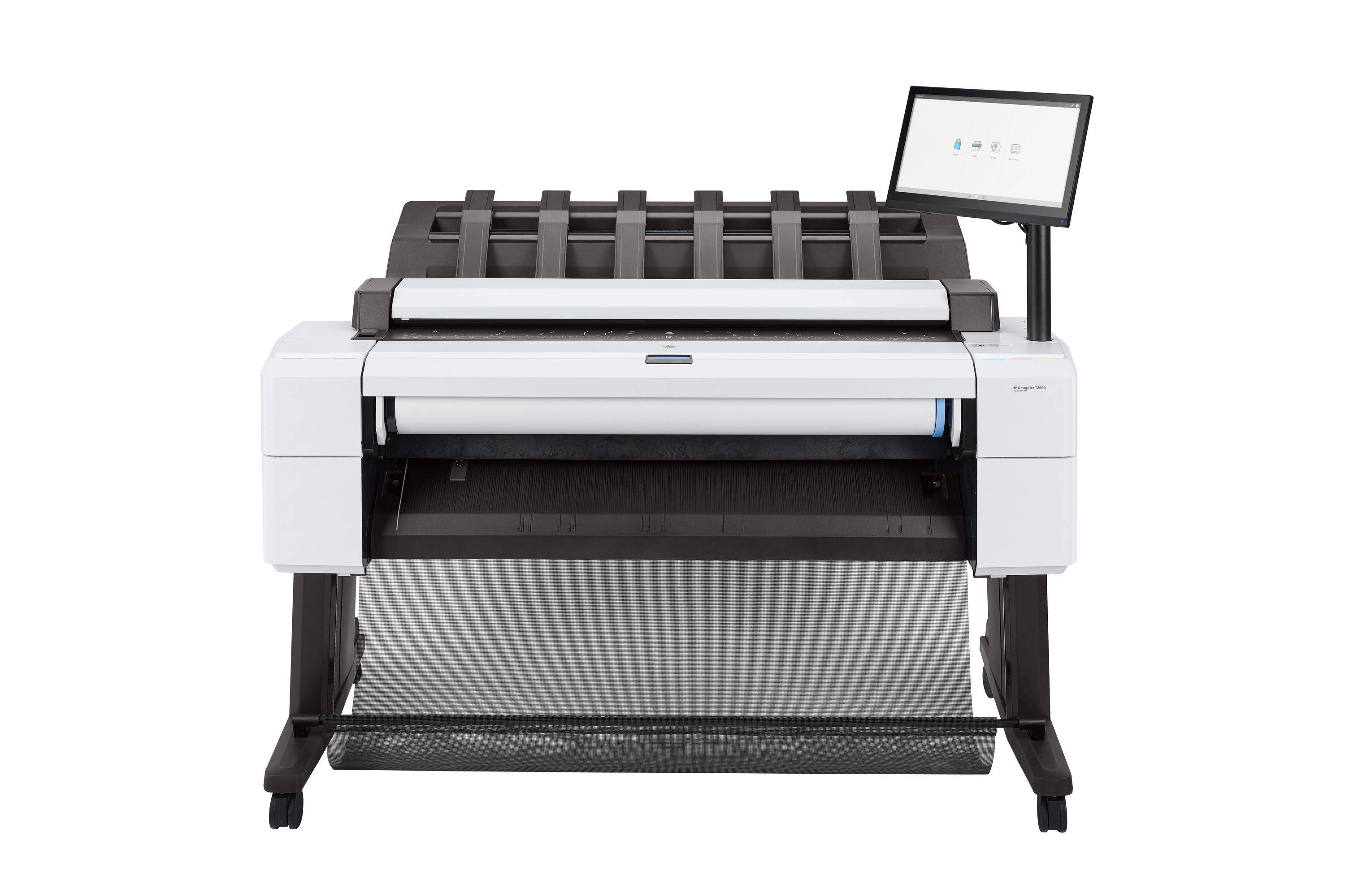 HP DesignJet T2600 PostScript - 914 mm (36") Multifunktionsdrucker - Farbe - Tintenstrahl - 914 x 8000 mm, 610 x 15000 m