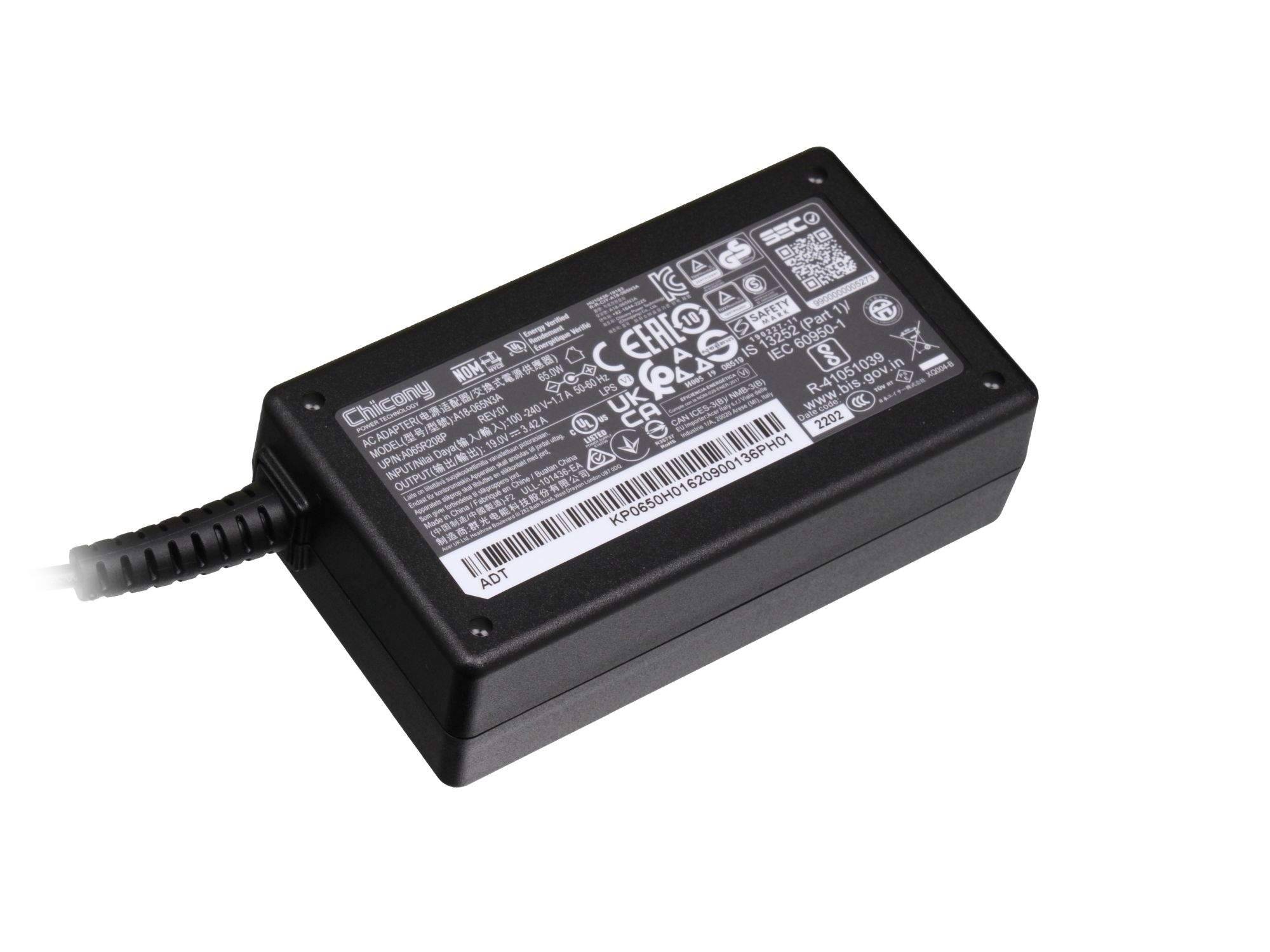 Adapter.65W.19V.1.1x3.0x7.7 - PC-/Server Netzteil - 65.000 W