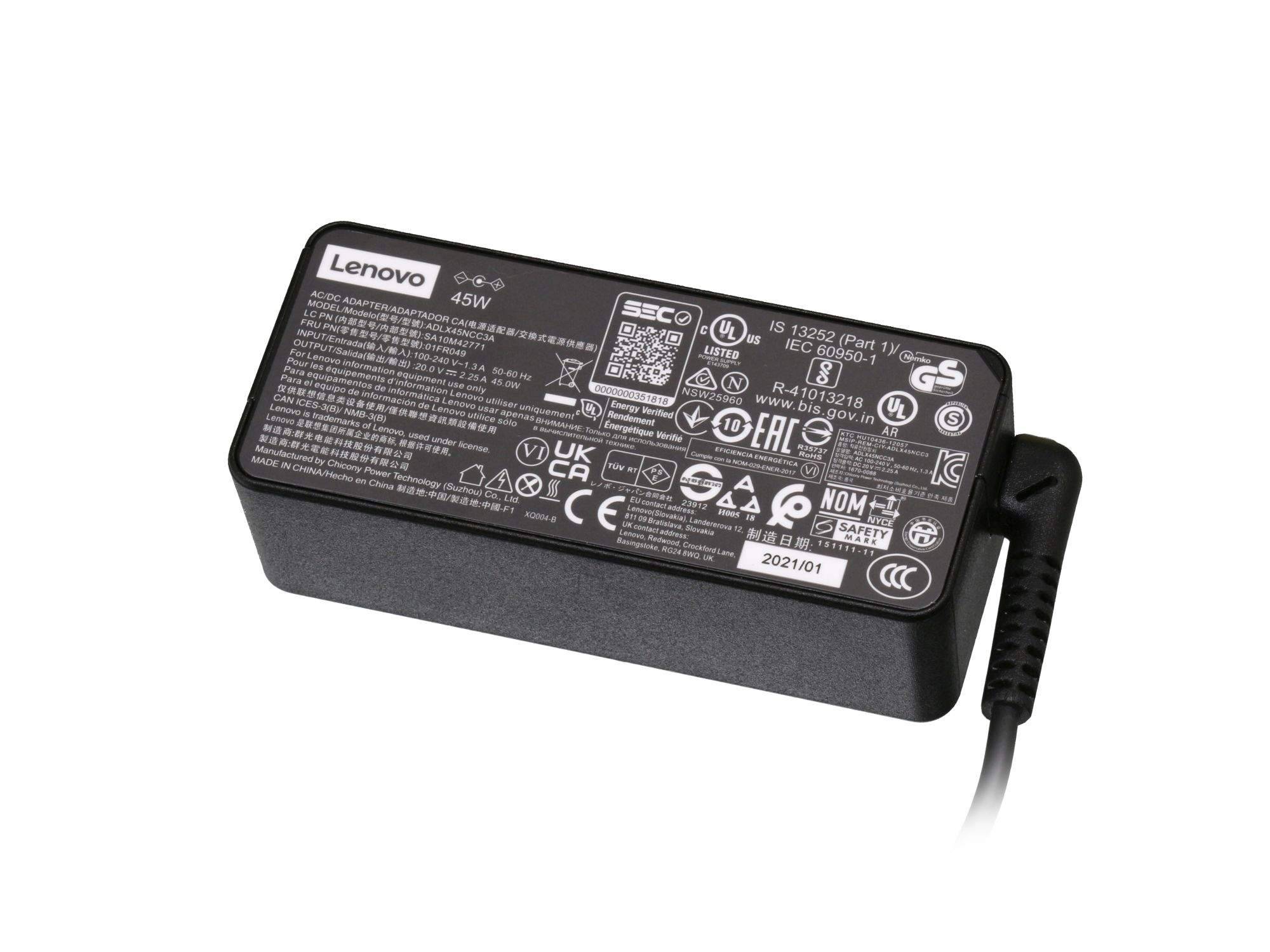 Lenovo AC Adapter (20V 2,25A)