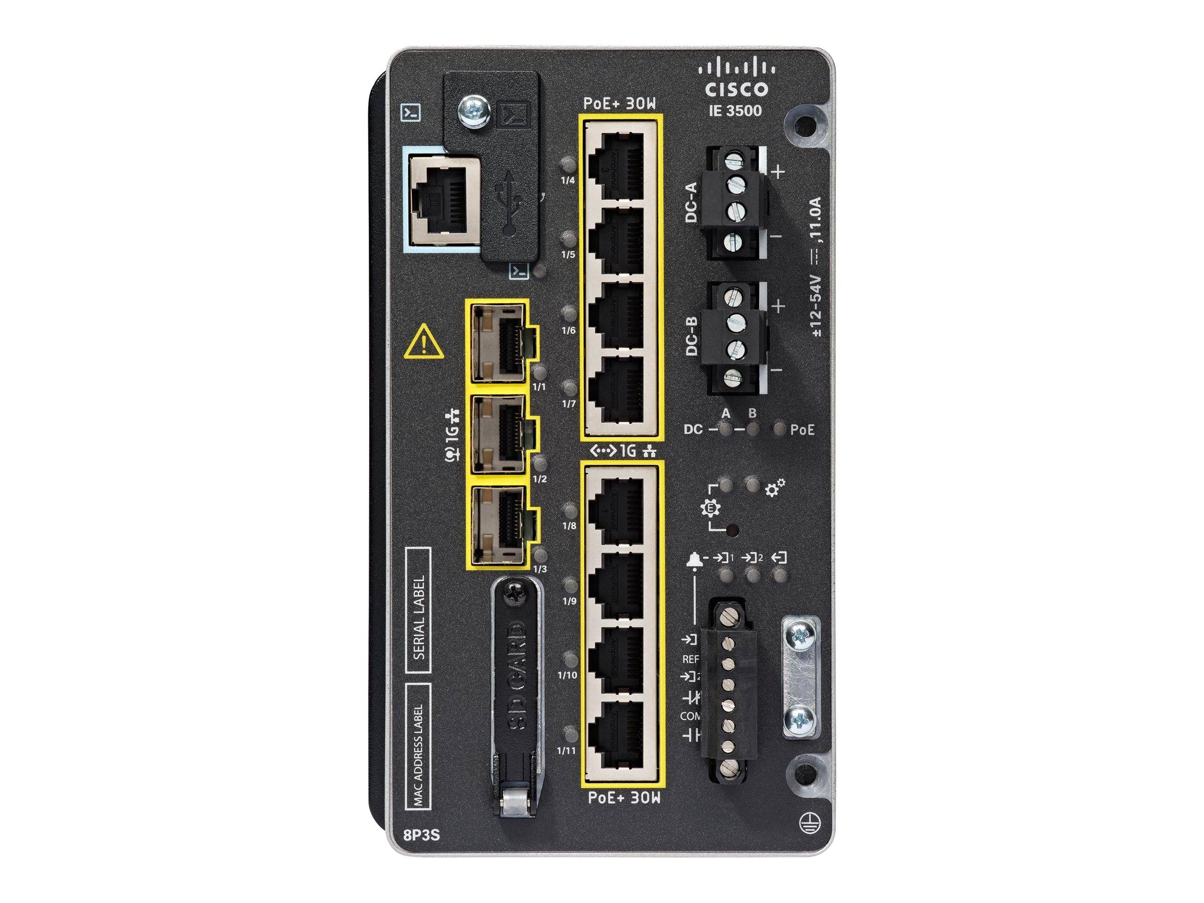 Cisco IE3500 Rugged Series IE-3500-8P3S - Switch - L3 - managed - 8 x 10/100/1000 (PoE+)