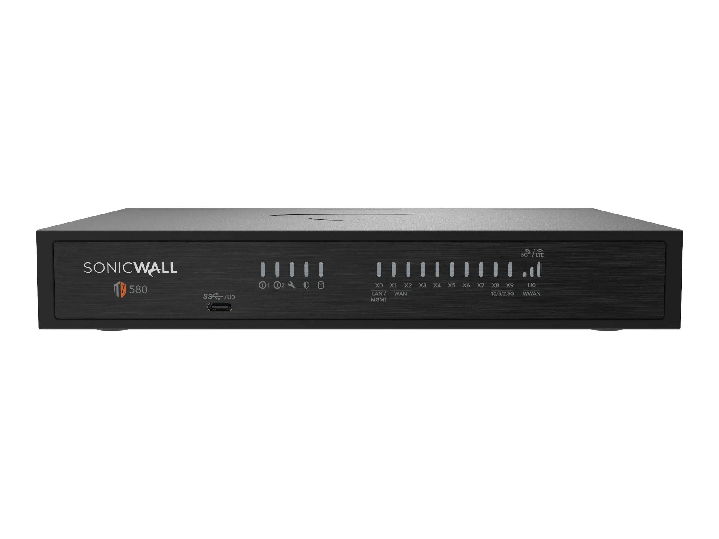 SonicWALL TZ Series (Gen 8) TZ580 - Sicherheitsgerät10GbE - 2.5GbE - 5GbE -