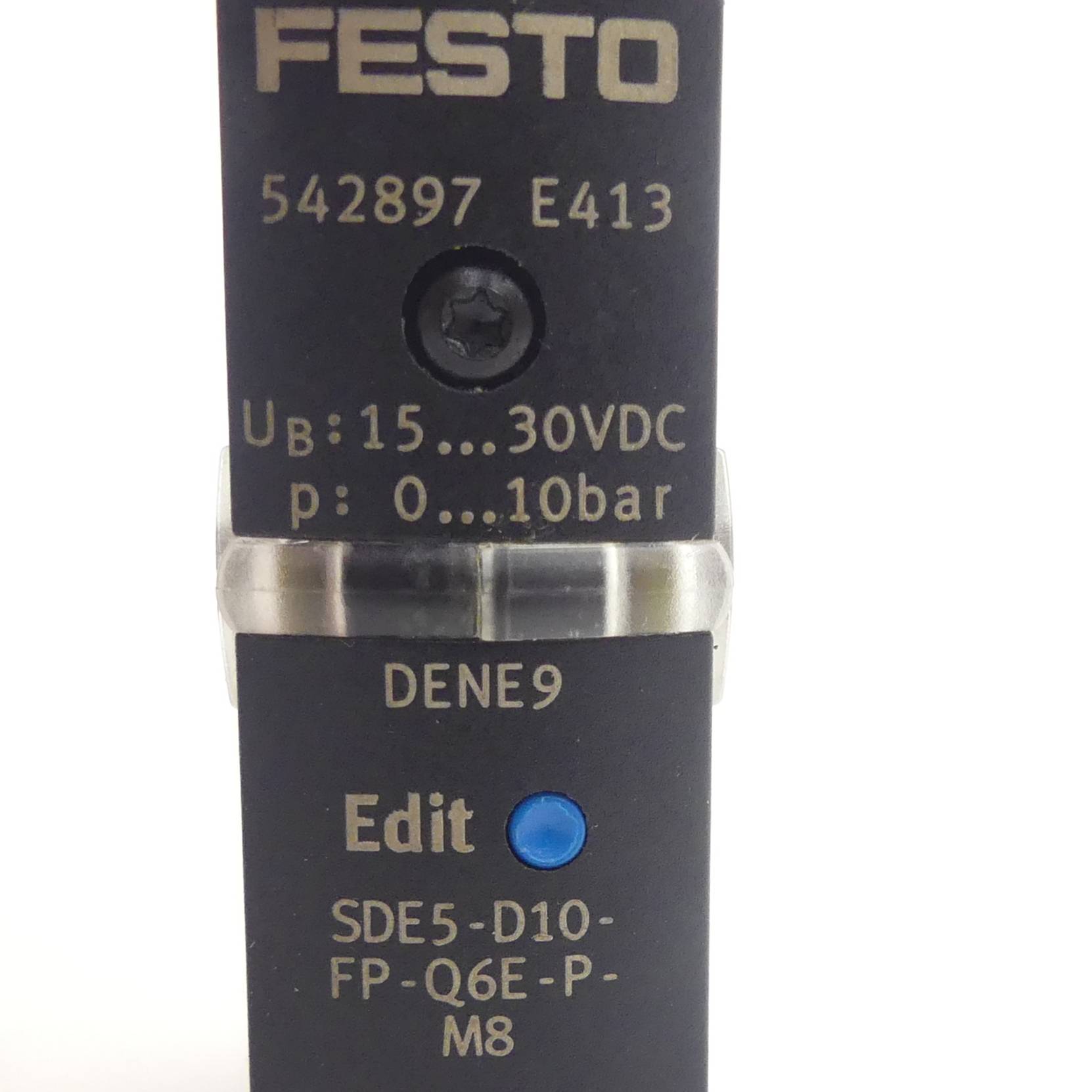 FESTO Drucksensor 542897 (SDE5-D10-FP-Q6E-P-M8)