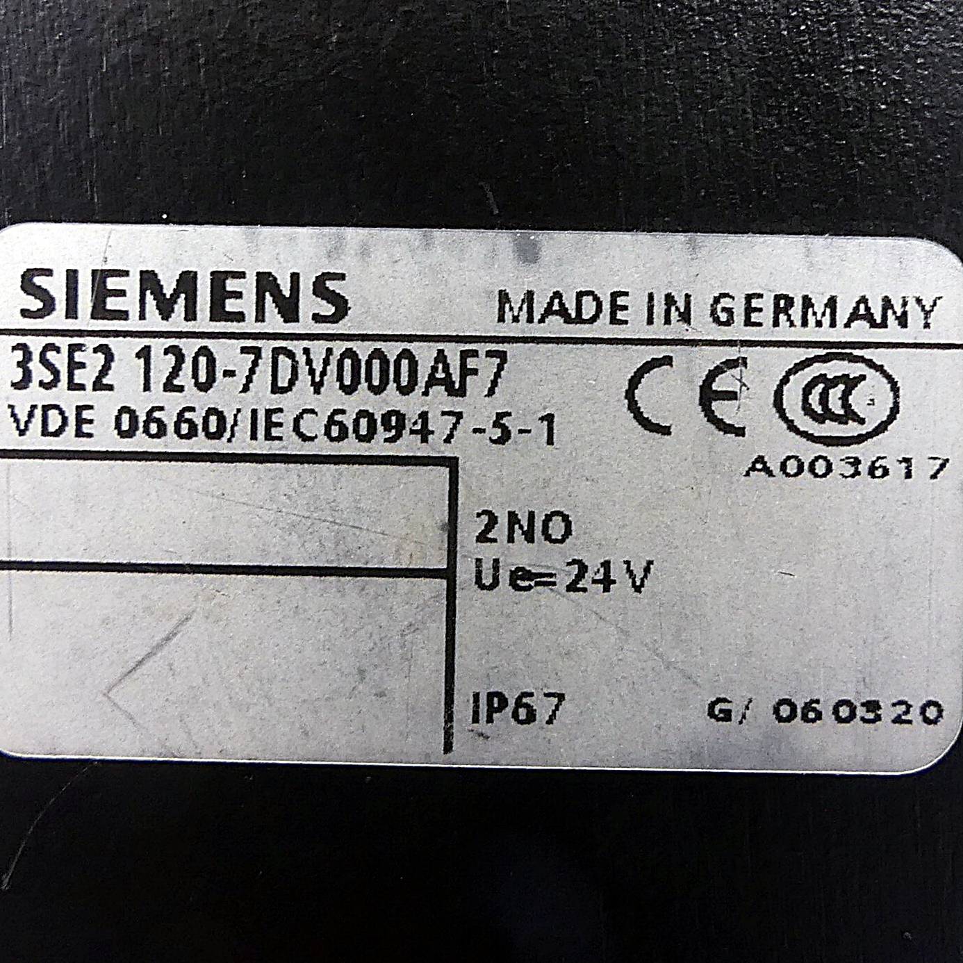 Siemens Positionsschalter 3SE2 120-7DV000AF7 (3SE2 120-7DV000AF7)