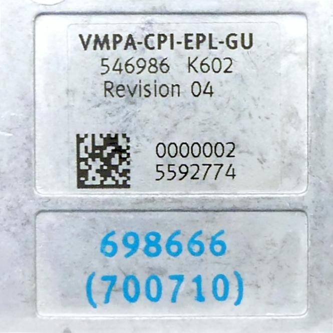 FESTO Elektirk-Anschaltung VMPA-CPI-EPL-GU 546986 (VMPA-CPI-EPL-GU)