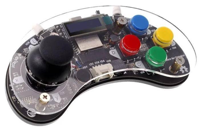 Elecrow CrowBot Joystick Controller, Bluetooth & WLAN, OLED, 6 Tasten, Vibrationsmotor