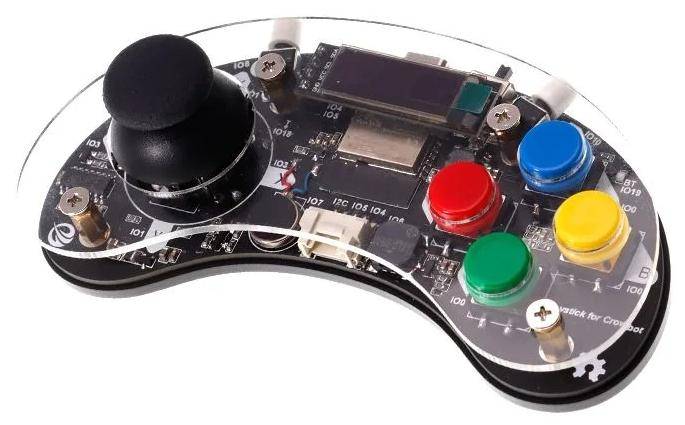 Elecrow CrowBot Joystick Controller, Bluetooth & WLAN, OLED, 6 Tasten, Vibrationsmotor