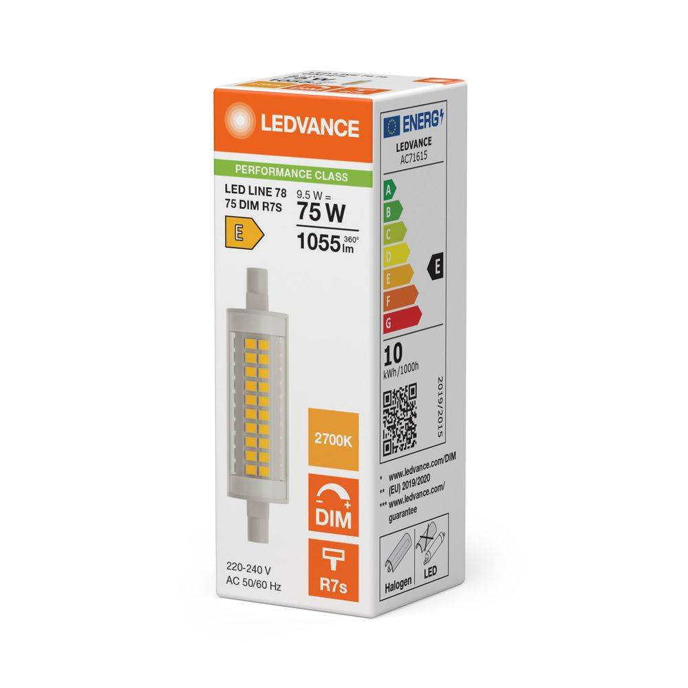 LEDVANCE - LED-Lampe R7s 78mm 827 dim. L.SlL7875300DP9.5827