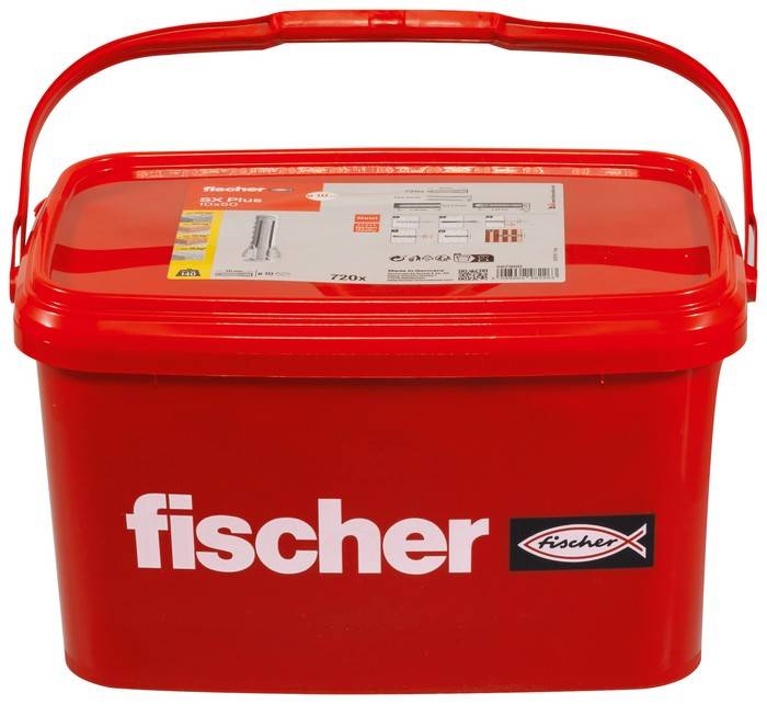 FISCHER - SX Plus 10x50 im Eimer Spreizdübel 720 Stück