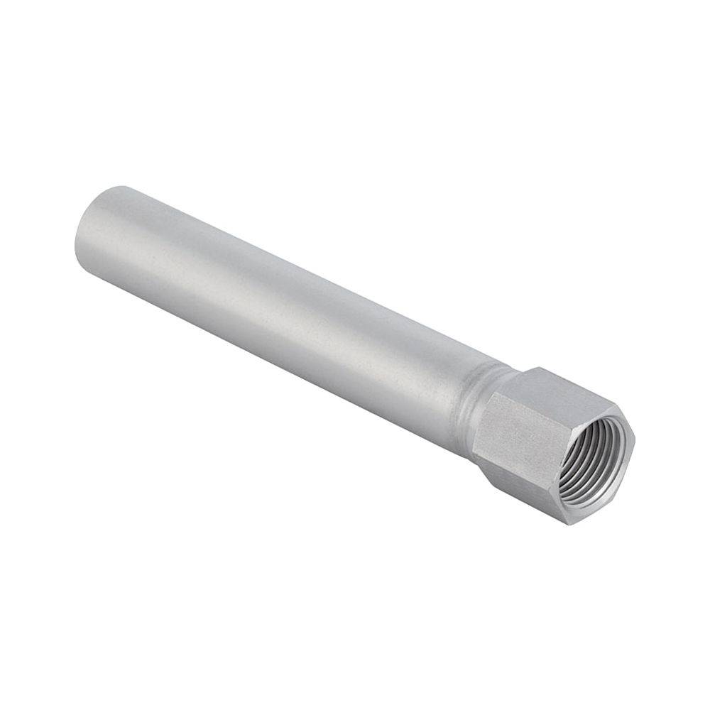 Geberit Mapress Edelstahl Übergang mit Innengewinde, Einschubende lang D 18mm, Rp 1/2"