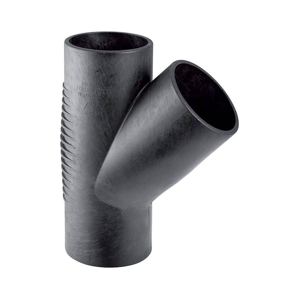Geberit Silent-db20, Abzweiger, 45°, DN 75/75, 1 Stk.