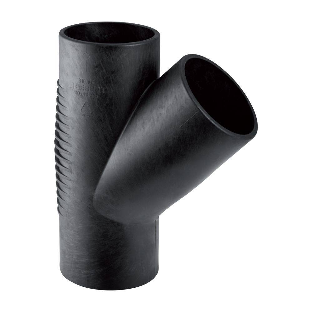 Geberit GE Silent-db20 Abzweiger, 45 Grad, d90/75mm, 1 Stk.