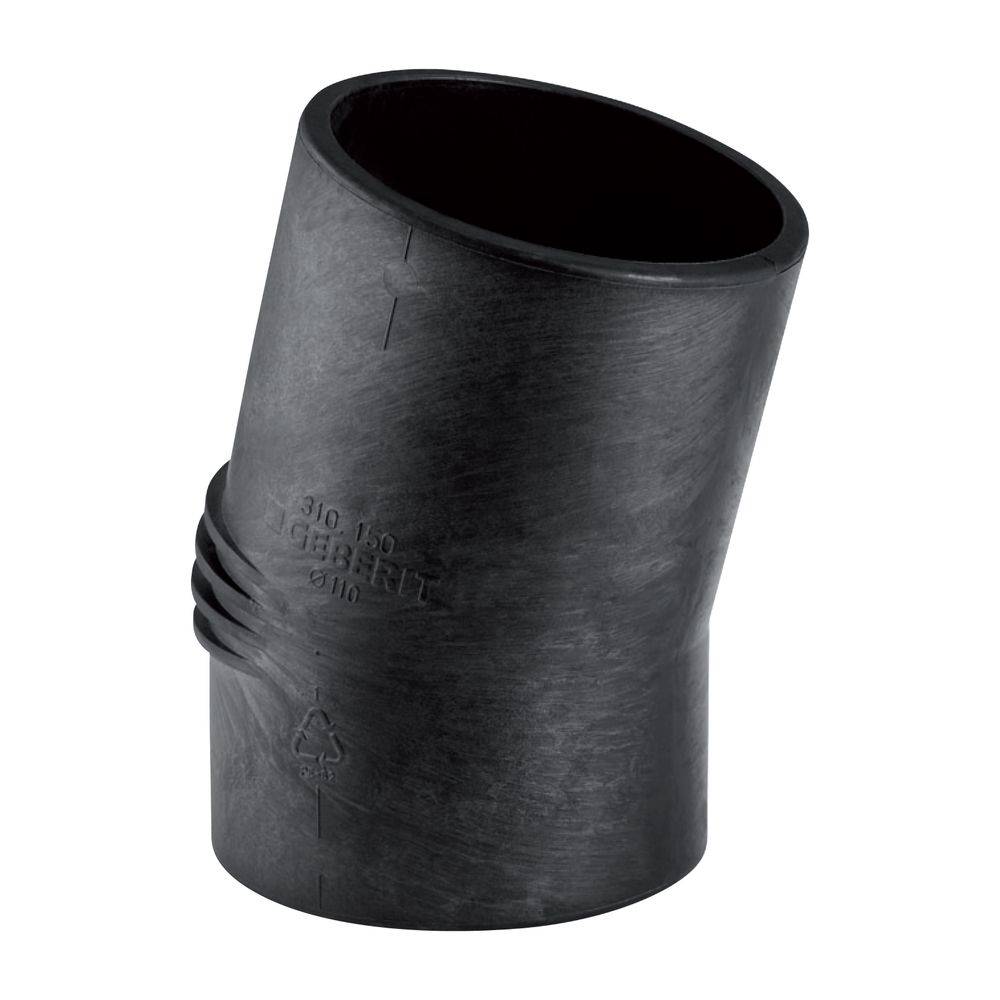 Geberit GE Silent-db20, Bogen, 15°, d 110 mm, 1 Stk.