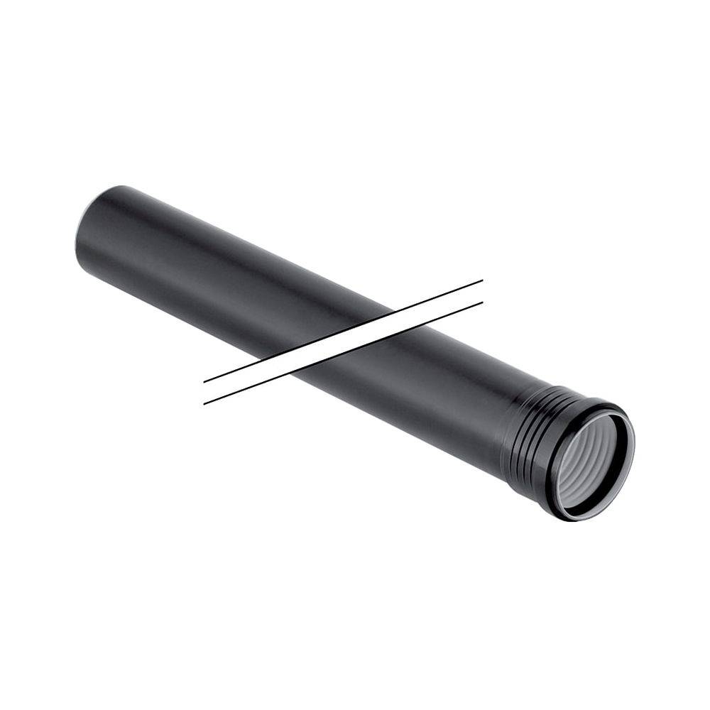 Geberit Rohr, Silent-PP, mit Schiebemuffe, DN40, 40x500mm, PP-C, schwarz, Stange mit 500mm, 1 Stk.
