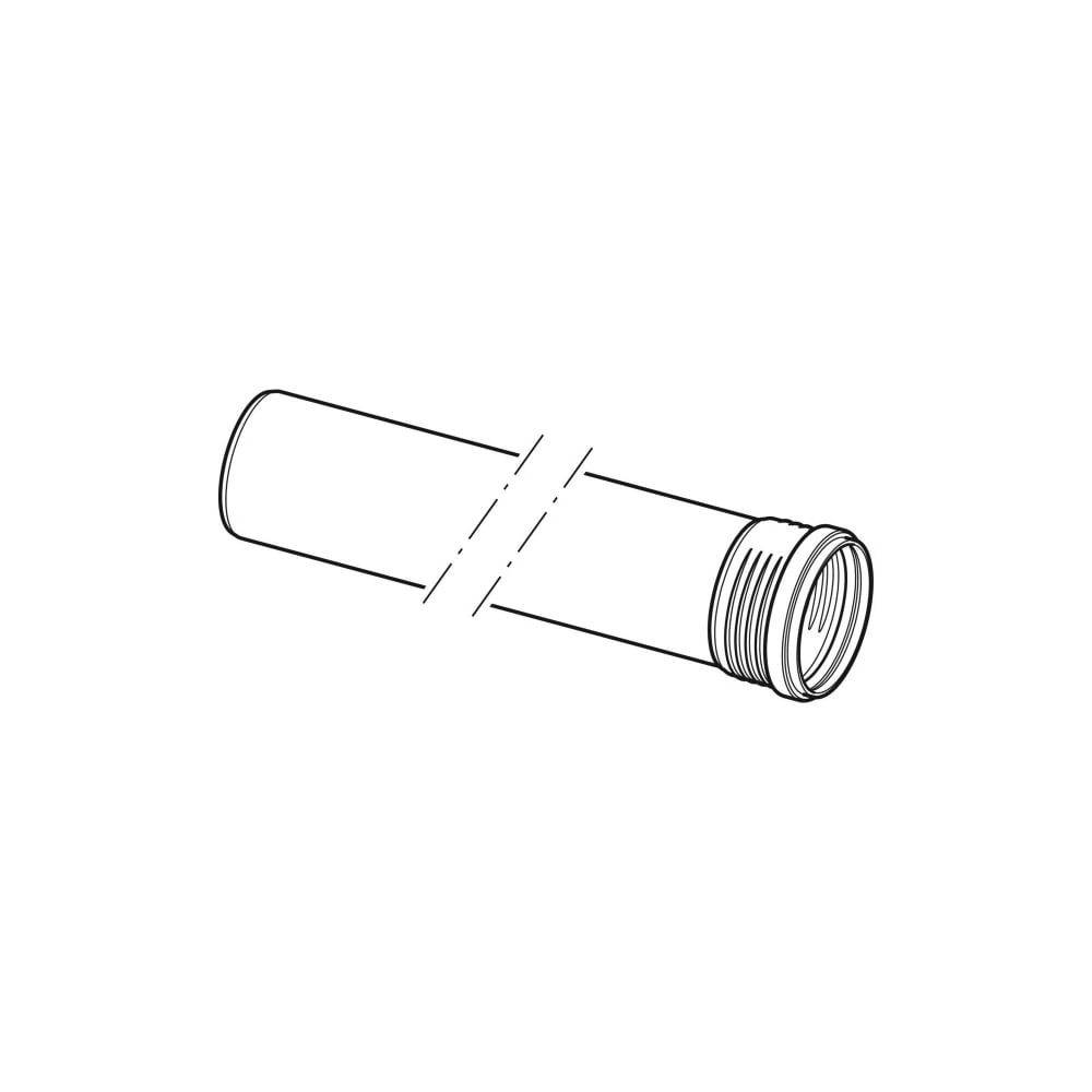 Geberit Silent-PP Rohr mit Muffe Außendurchmesser 110mm, Länge 25cm, 390501141