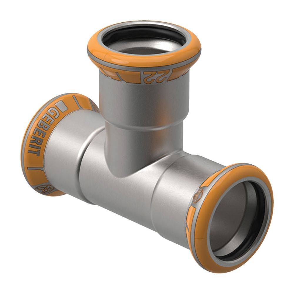 Geberit GE Mapress Therm T-Stück, egal, D 35 mm, NPW, 1 Stk.