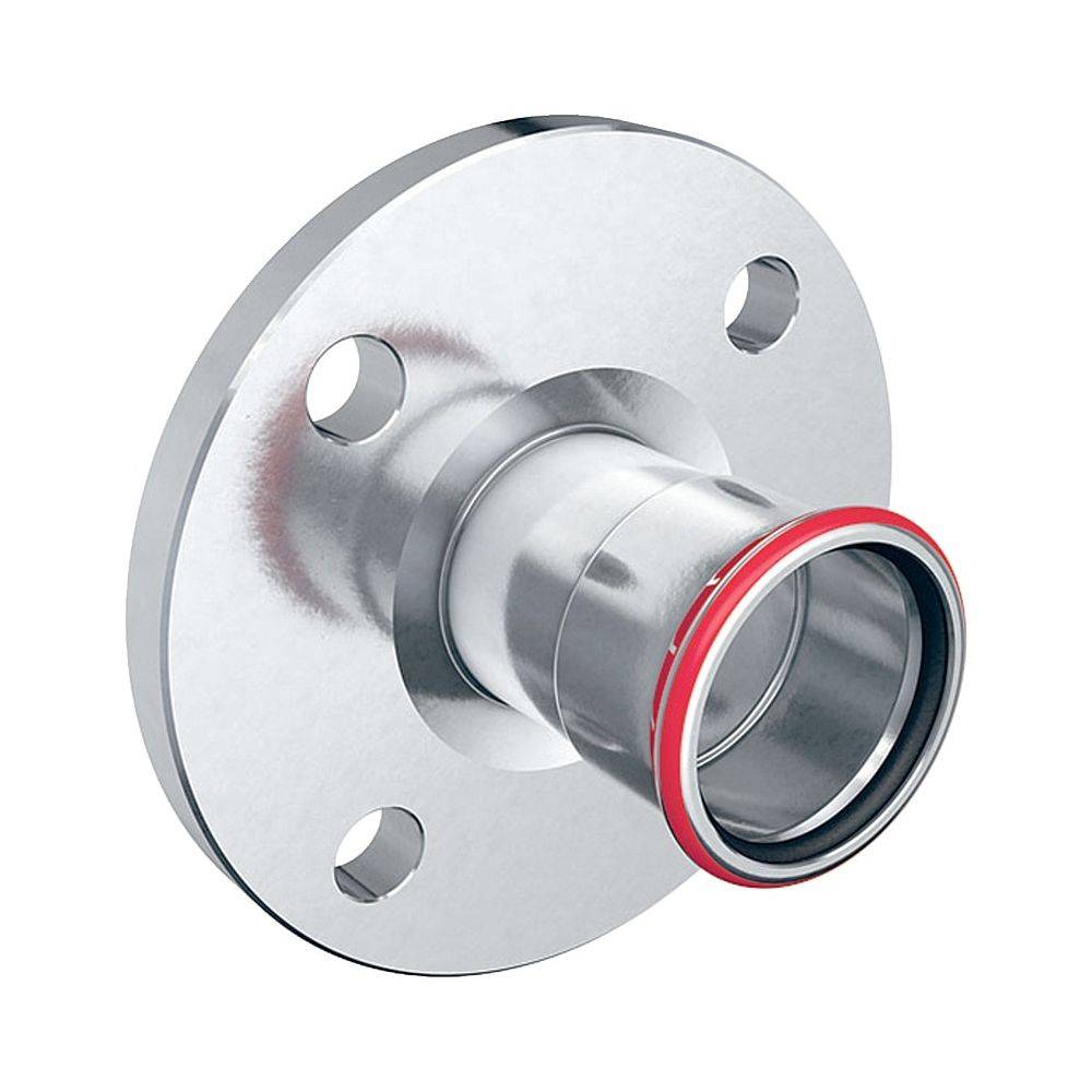 Geberit GE Mapress C-Stahl, Flansch, Pressmuffe, PN6, d54mm, verzinkt, 1 Stk.