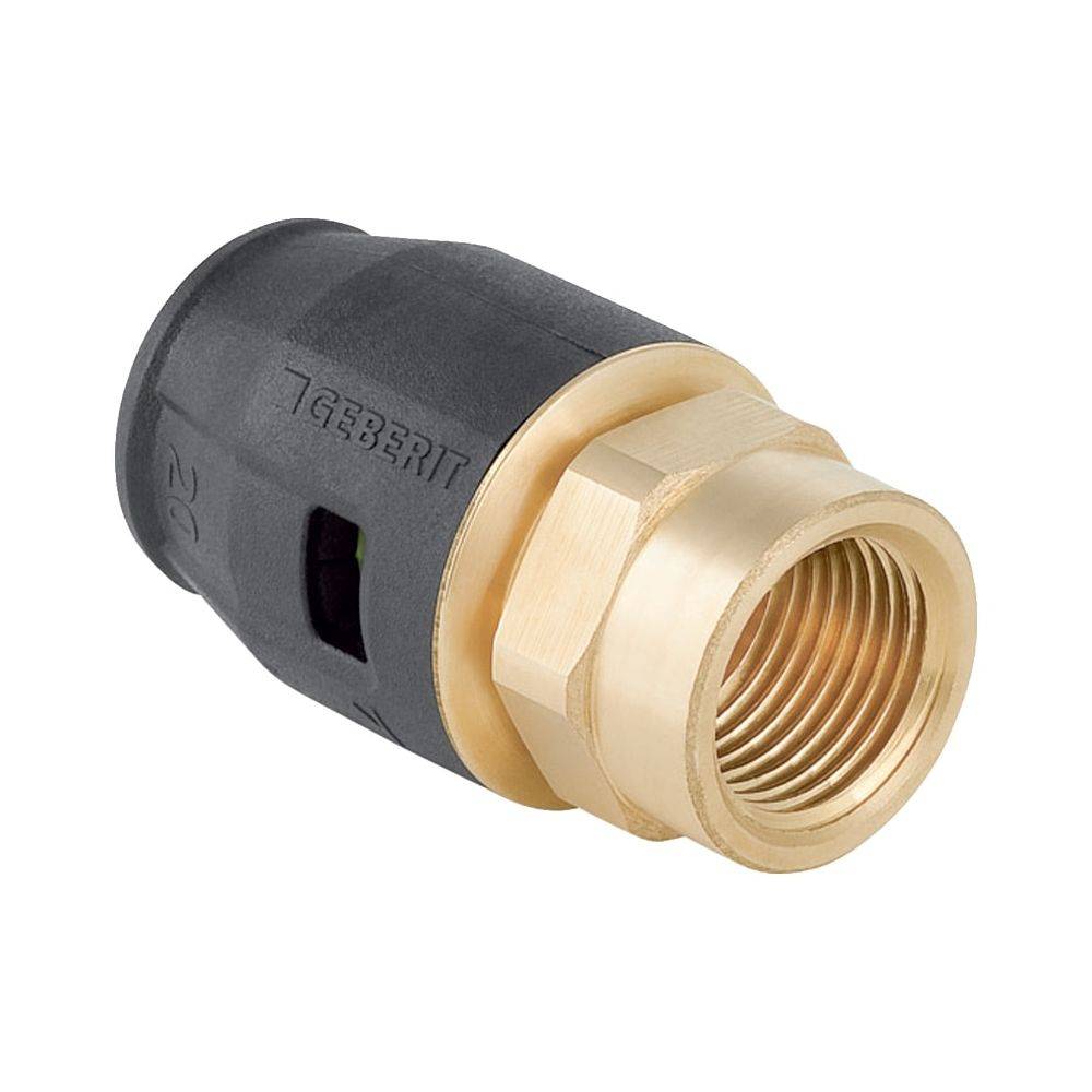 Geberit PushFit Übergang mit Innengewinde CW617N, d 20mm, Rp 1/2″