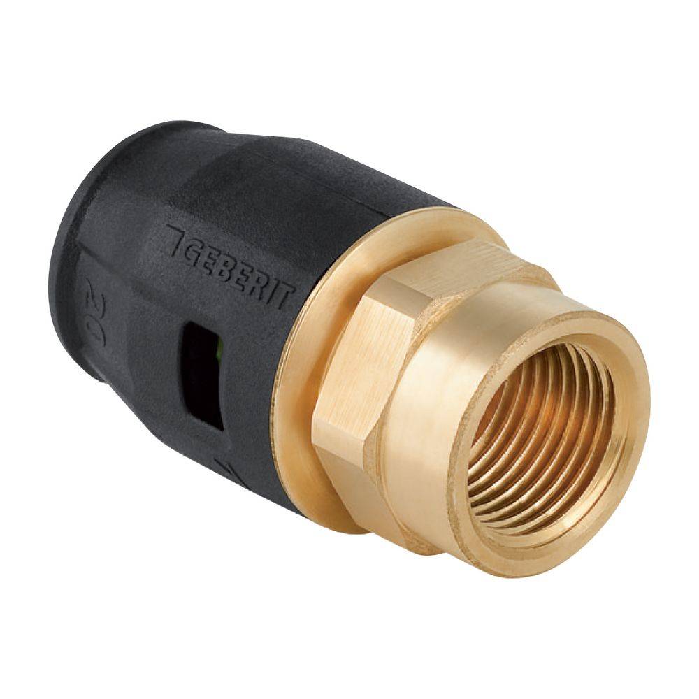Geberit PushFit Übergang mit Innengewinde CW617N, d 20mm, Rp 1/2″