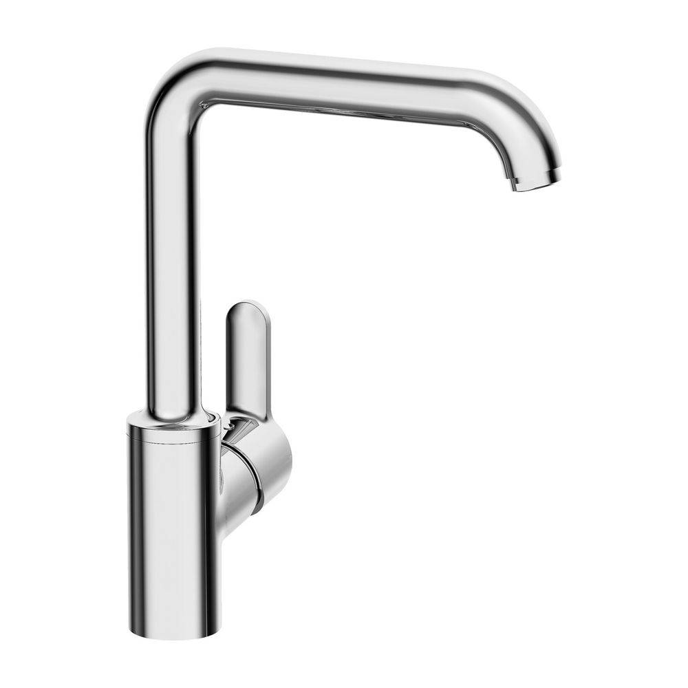 Hansa Primo Einhebel-Küchenarmatur, Niederdruck, Kupferrohr, Ausladung 192mm, DN 15, Chrom, 49221103