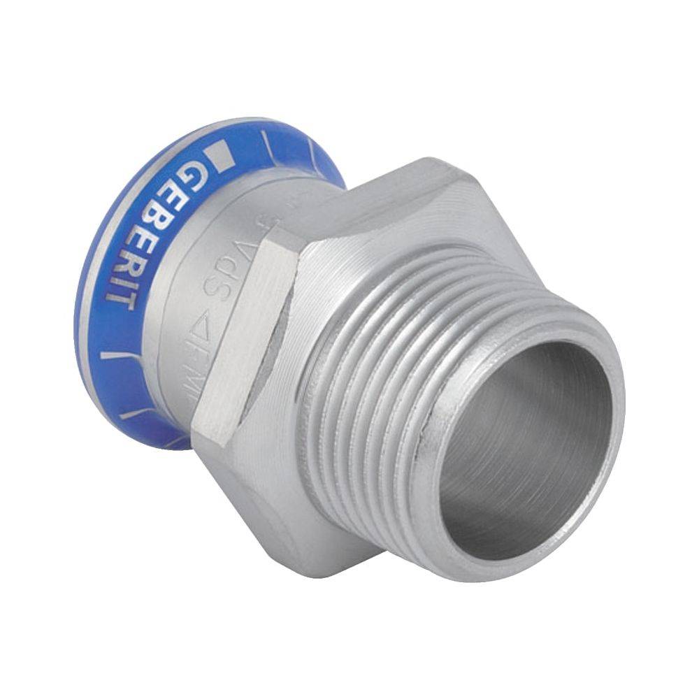 Geberit Uebergang, GE Mapress Edelstahl, d15mm x R3/8, 1 Stk.
