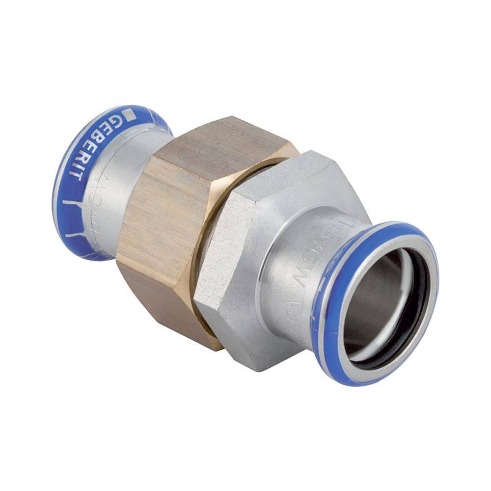 Geberit Mapress Edelstahl Verschraubung, DN 25, 28mm, G 1 1/4", 7,7cm, 35323